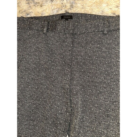 Theory Womens Wool Blend Pants Tapered Straight Leg Trousers‎ Office Business 8 - Picture 4 of 7